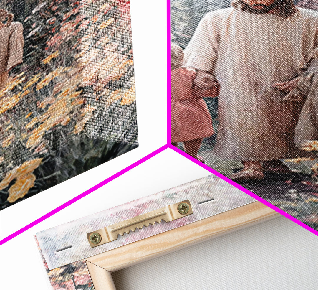 Promise Of Spring, Framed Canvas Print, Christian Art Canvas, Christian Wall Art, Jesus Painting, Christian Christmas Art, Christian Gift I