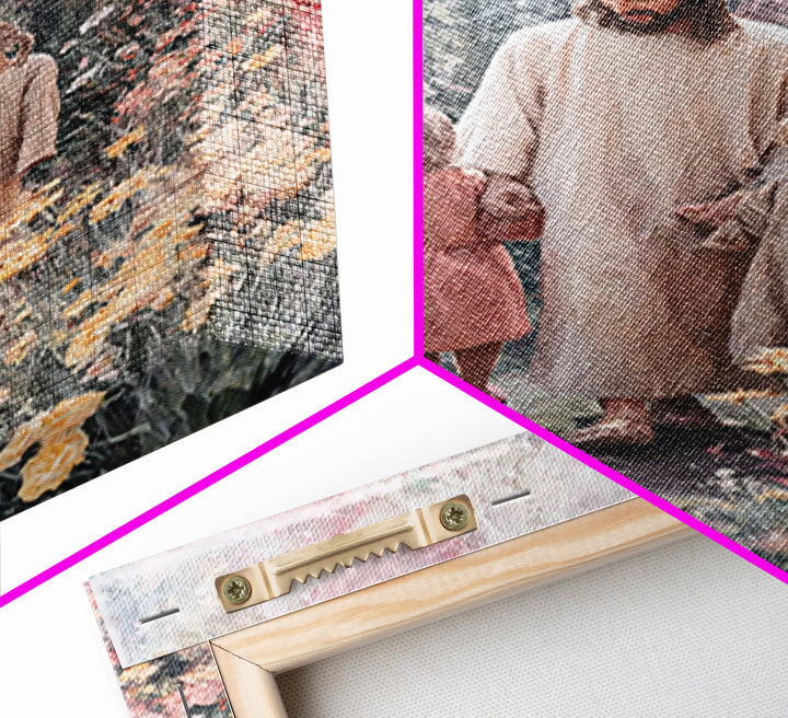 Promise Of Spring, Framed Canvas Print, Christian Art Canvas, Christian Wall Art, Jesus Painting, Christian Christmas Art, Christian Gift I
