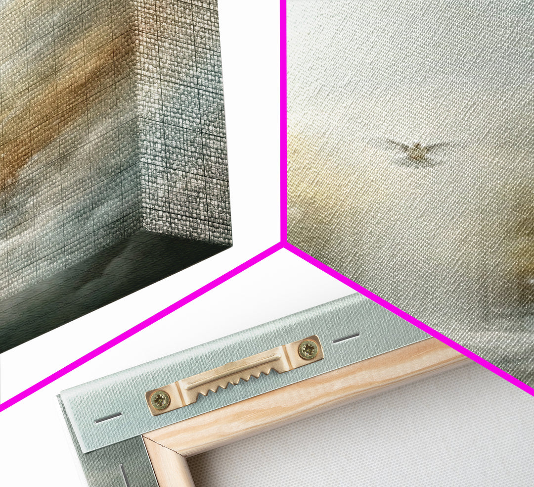 Heavenly Ascension, Framed Canvas Print, Christian Art Canvas, Christian Wall Art, Modern Christian Art, Subtle Christian Art, Christian Gi