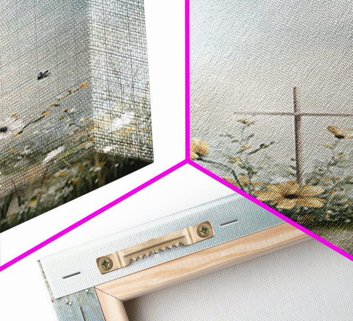 Heaven’s Bloom | Framed Canvas Print | Christian Wall Art | Christian Art Canvas | Christian Art Print | Christian Art Work | Subtle Christ