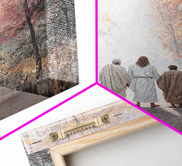 Path of Grace – Framed Canvas Print – Christian Art Canvas – Jesus Painting – Christian Wall Art – Christian Christmas Art – Christian Gift