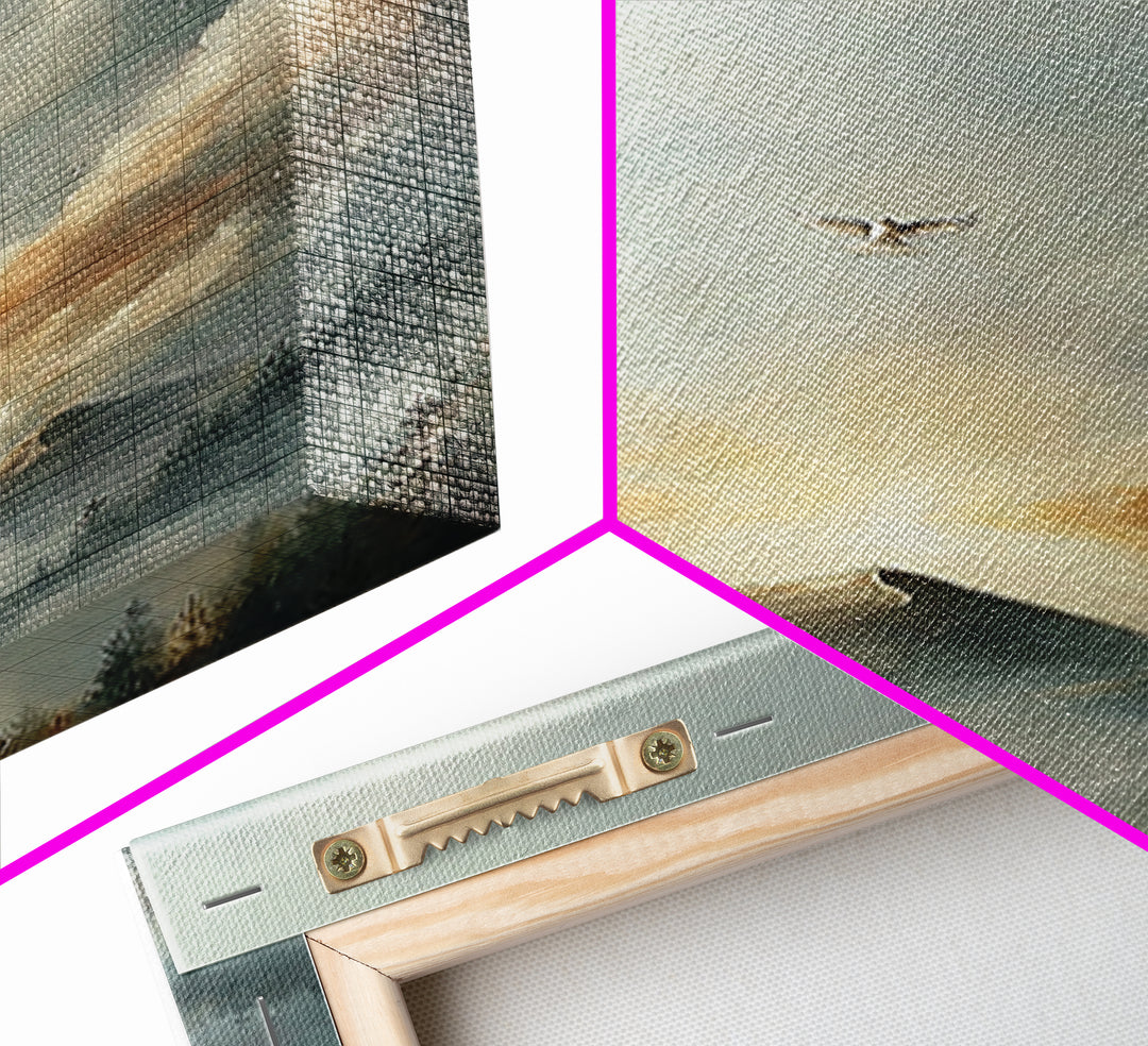 Dawn of Hope – Framed Canvas Print – Christian Wall Art – Christian Art Canvas – Christian Art Print – Subtle Christian Paintings – Modern