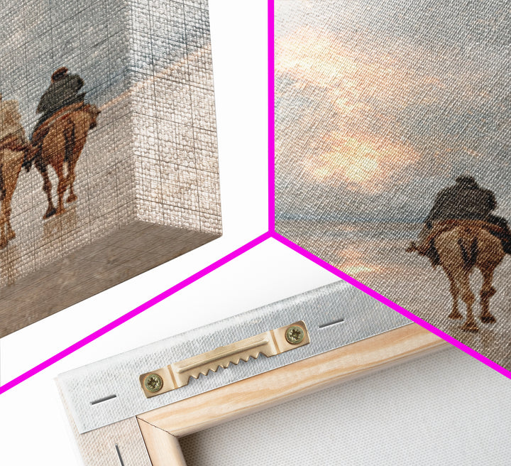 Desert Starfire – Framed Canvas Print – Christian Art Canvas – Jesus Painting – Christian Wall Art – Christian Christmas Art