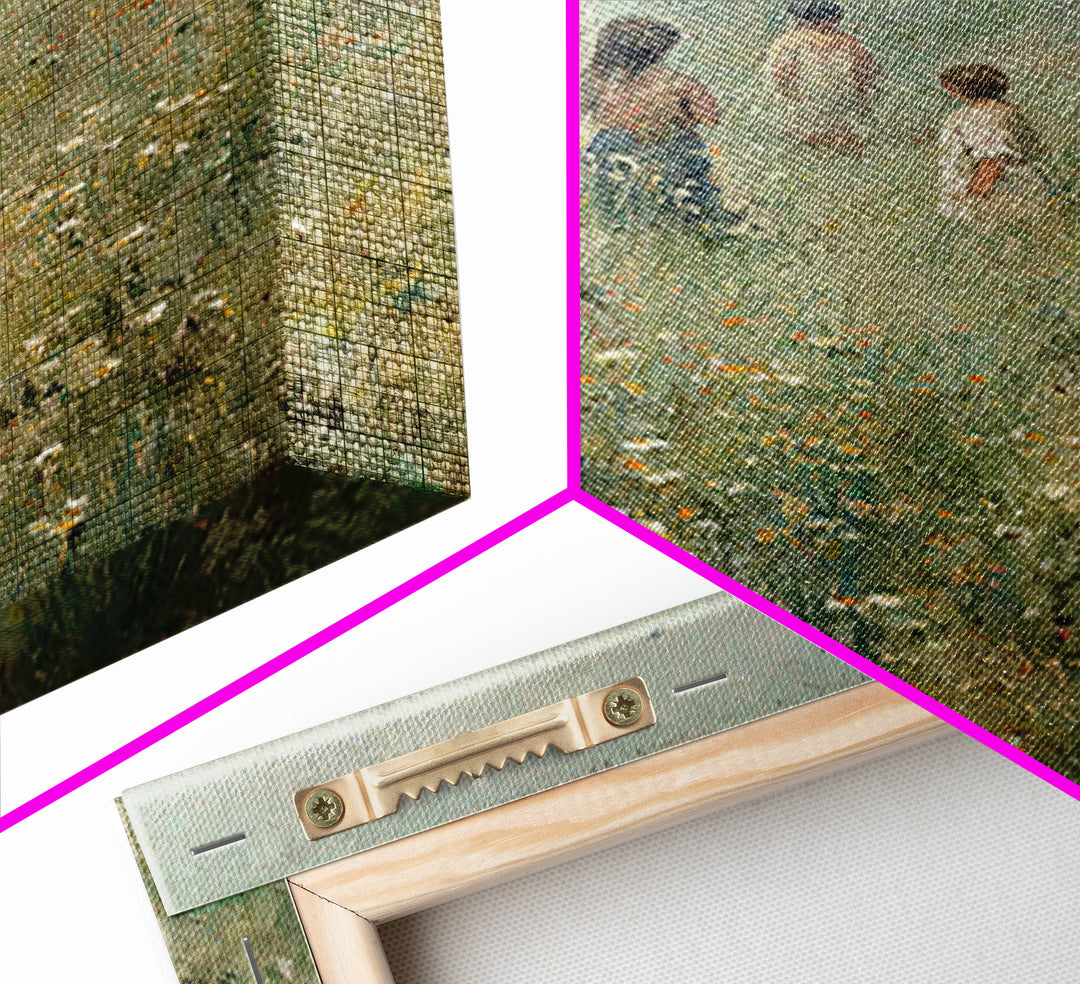 Meadow Of Joy – Framed Canvas Print – Christian Wall Art – Christian Art Canvas – Vintage Christian Art – Christian Gift – Christian Painti