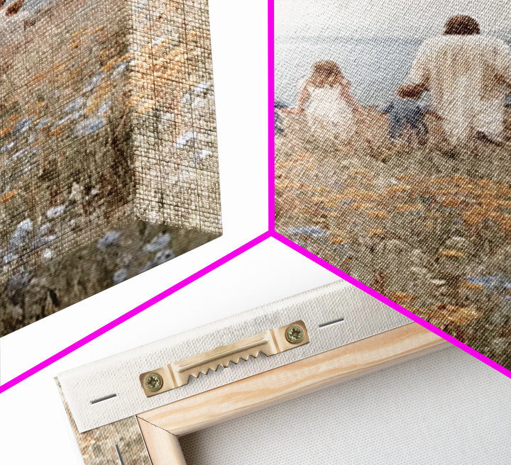 Dawn Of Grace – Framed Canvas Print – Christian Art Canvas – Jesus Painting – Christian Wall Art – Christmas Art – Christian Gift Ideas – P