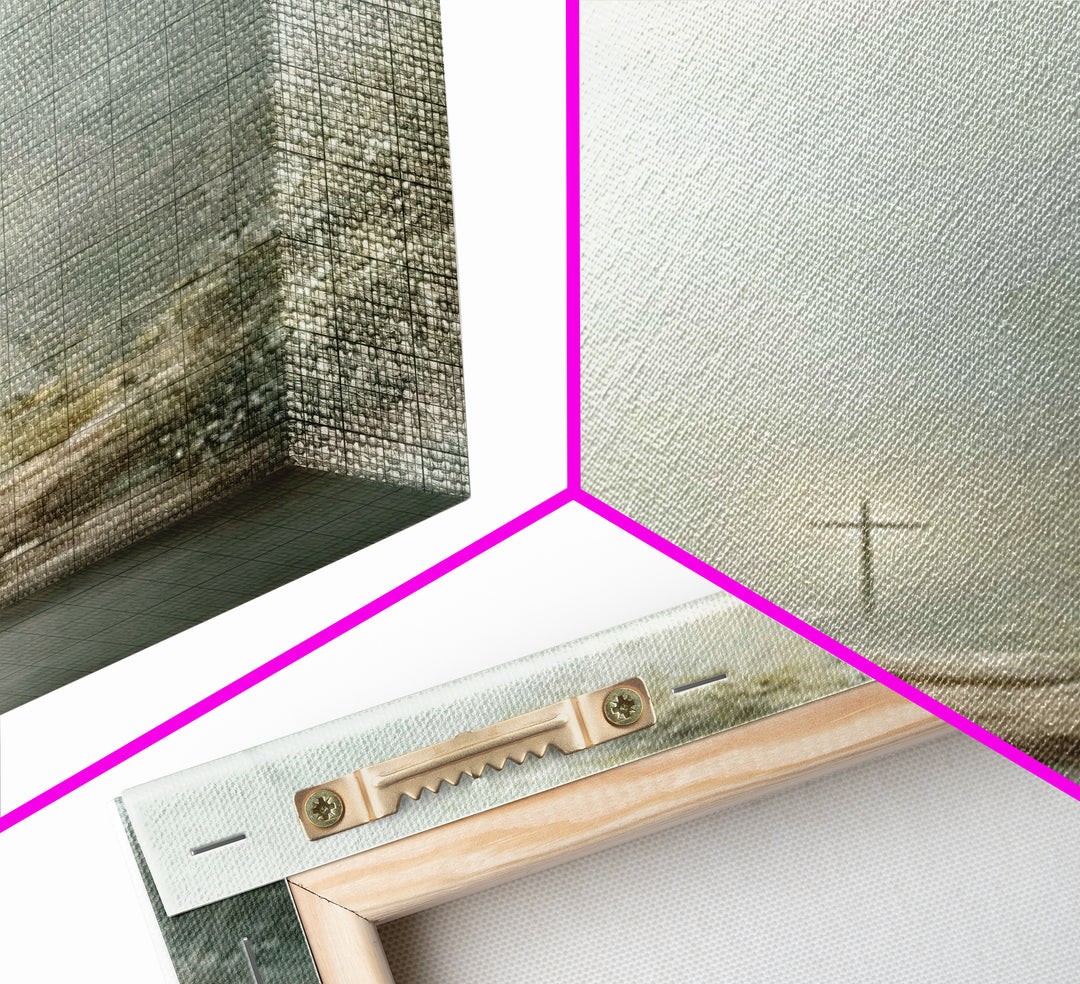 Pathway Of Hope – Framed Canvas Print – Christian Art Canvas – Christian Painting – Christian Wall Art – Subtle Christian Art – Christian G