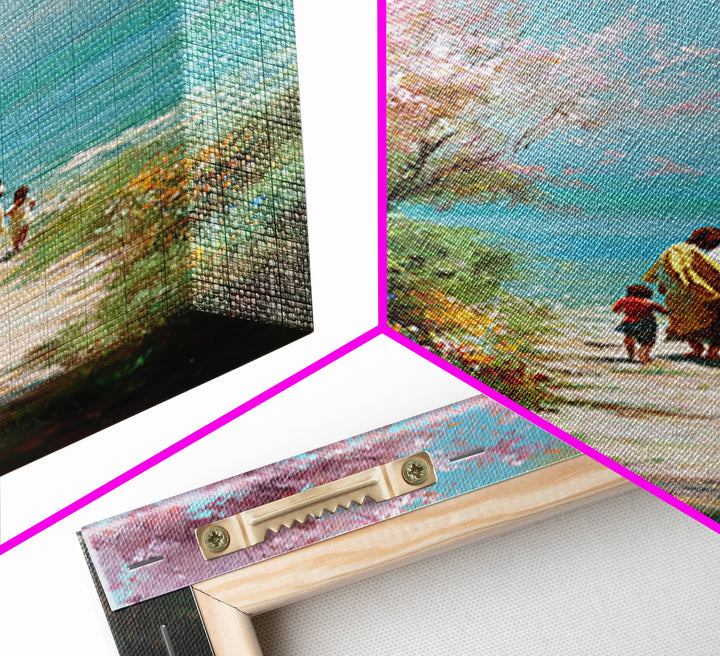 Garden Of Hope | Framed Canvas Print | Christian Art Canvas | Jesus Painting | Christian Wall Art | Christian Christmas