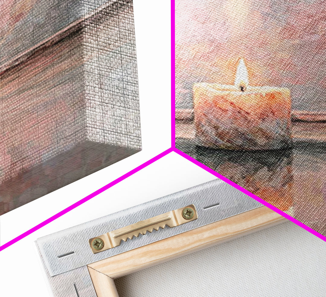 Light of Hope | Framed Canvas Print | Christian Wall Art | Christian Art Canvas | Modern Christian Art | Christian Gift | Christmas Art
