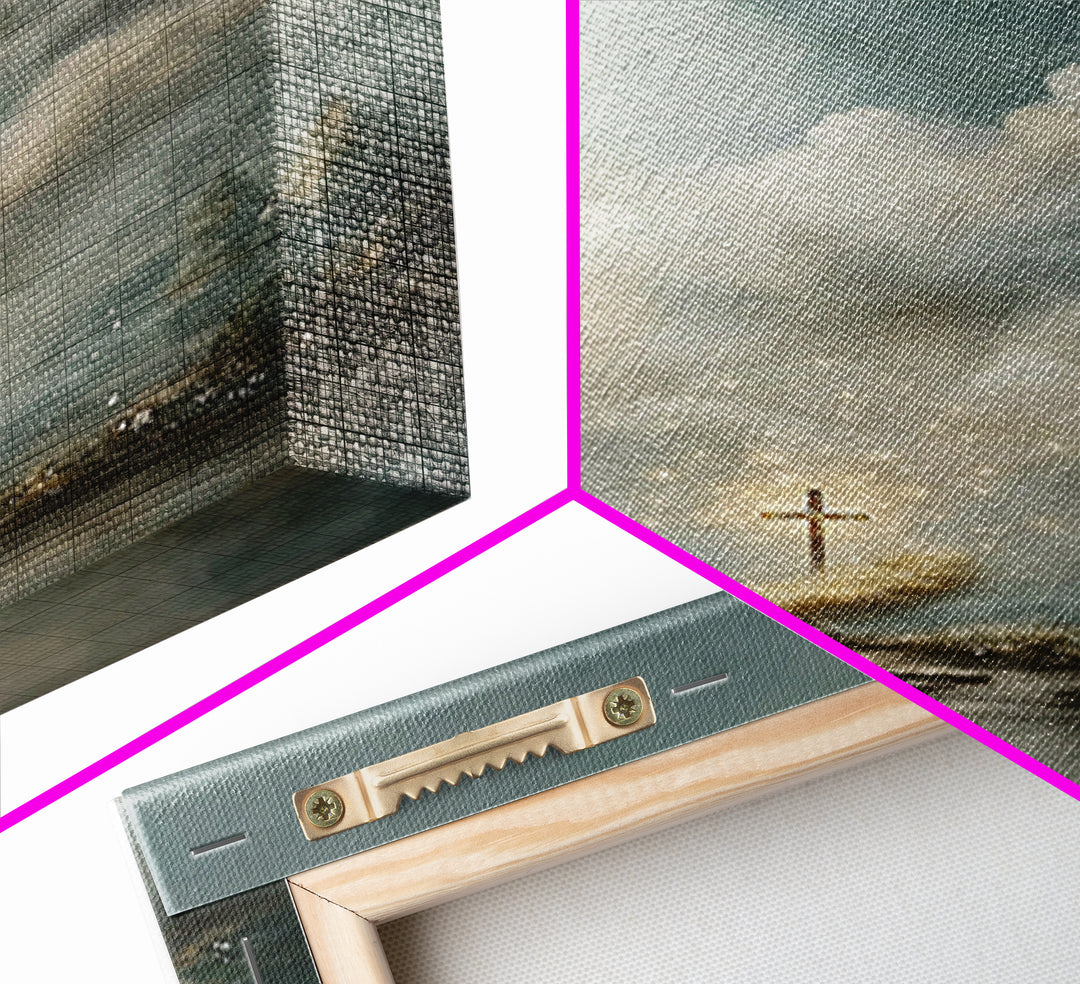 Path Of Glory – Framed Canvas Print – Christian Wall Art – Christian Art Canvas – Christian Paintings – Moody Christian Art