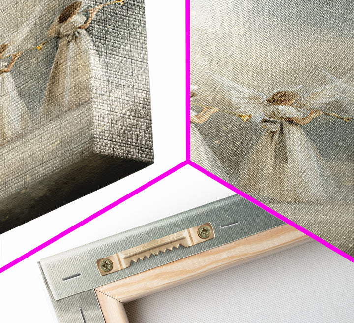 Trumpets Of Glory – Framed Canvas Print – Christian Art – Angel Art – Christian Wall Art – Christian Art Canvas – Christian Christmas Art
