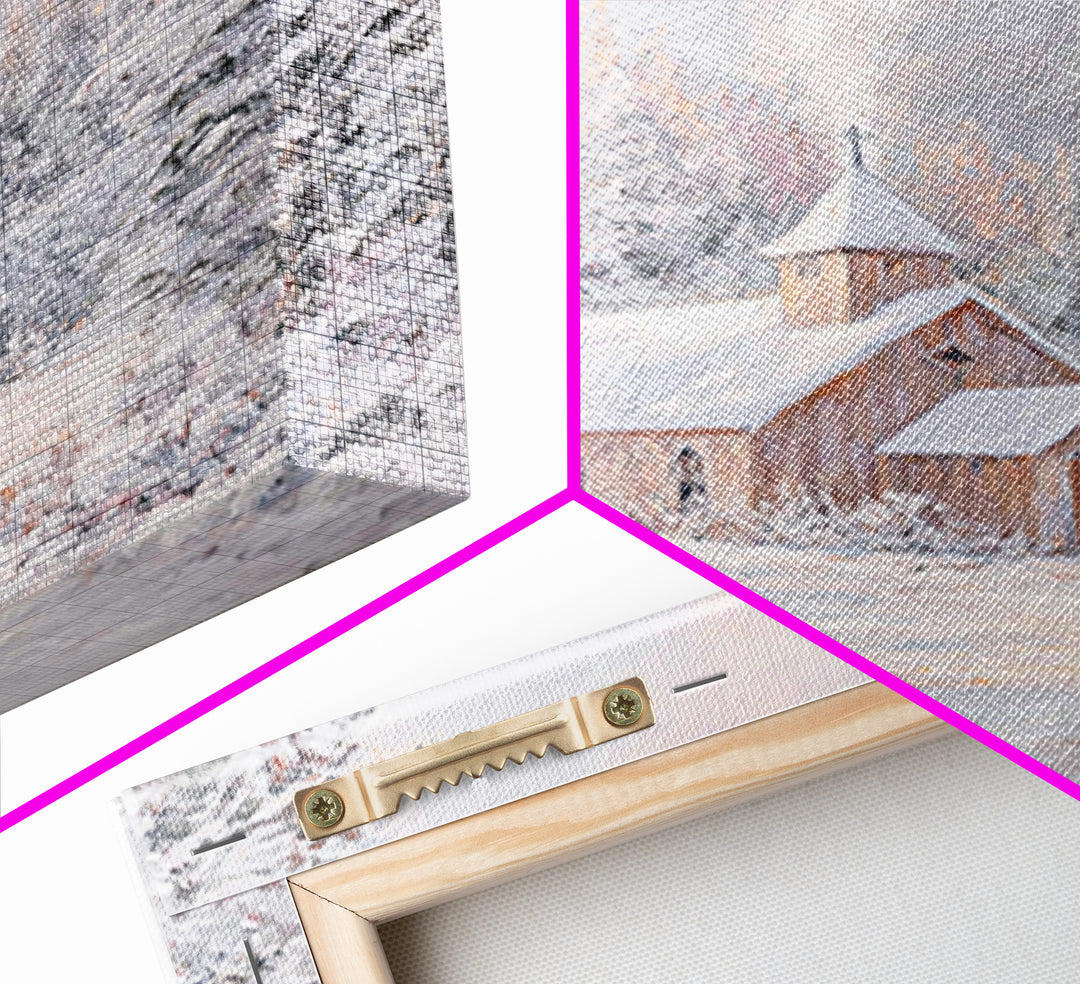 Chapel Of Peace | Framed Canvas Print | Christian Wall Art | Christmas Wall Art | Christian Art Canvas | Christian Gift Ideas