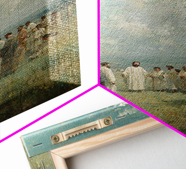 Fields Of Faith – Framed Canvas Print – Christian Wall Art – Christian Art Canvas – Jesus Painting – Christian Christmas Art – Subtle Chris