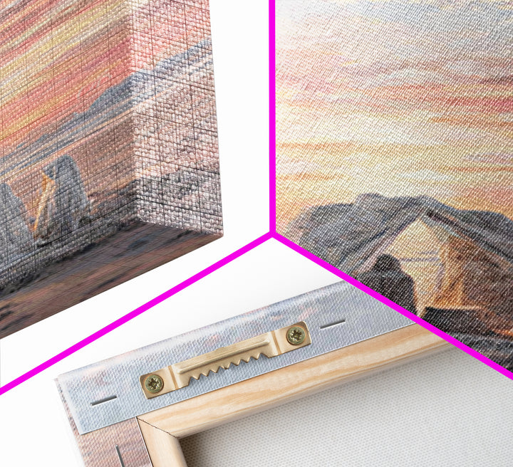 Sunrise Promise – Framed Canvas Print – Christian Art – Jesus Painting – Christian Art Canvas – Christian Wall Art – Christian Christmas Ar