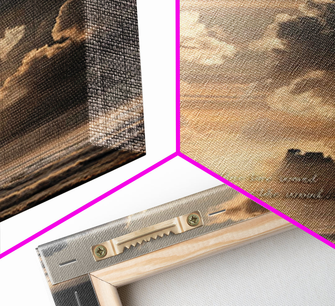 Path Of Wonder – Framed Canvas Print – Christian Wall Art – Christian Art Canvas – Jesus Painting – Christian Decor – Christmas Art