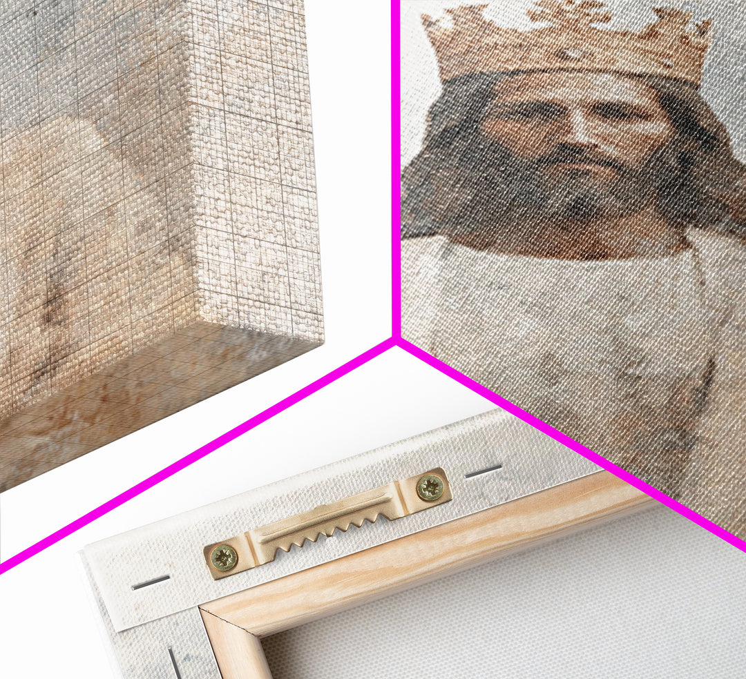 Crown Of Mercy - Framed Canvas Print - Christian Wall Art - Christian Art Canvas - Jesus Painting - Christmas Art - Christian Gifts - Faith