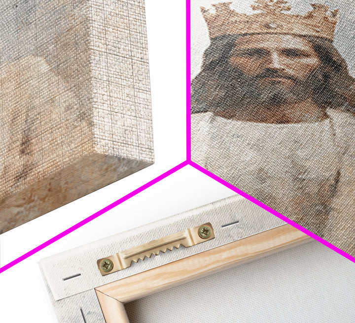Crown Of Mercy - Framed Canvas Print - Christian Wall Art - Christian Art Canvas - Jesus Painting - Christmas Art - Christian Gifts - Faith