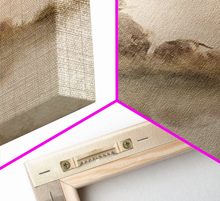 Morning Promise – Framed Canvas Print – Christian Art Canvas – Christian Wall Art – Subtle Christian Art – Christian Christmas Art – Christ