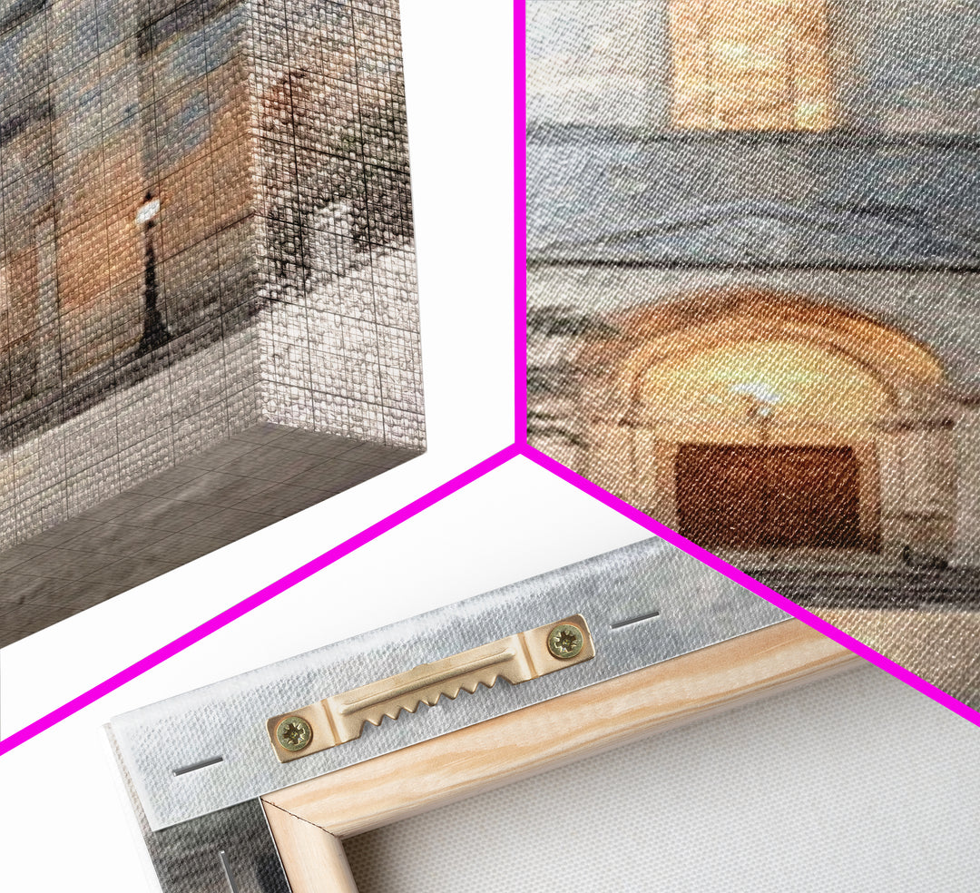 Chapel Of Light | Framed Canvas Print | Christian Wall Art | Christian Art Canvas | Subtle Christian Art | Vintage Christian Art | Christia