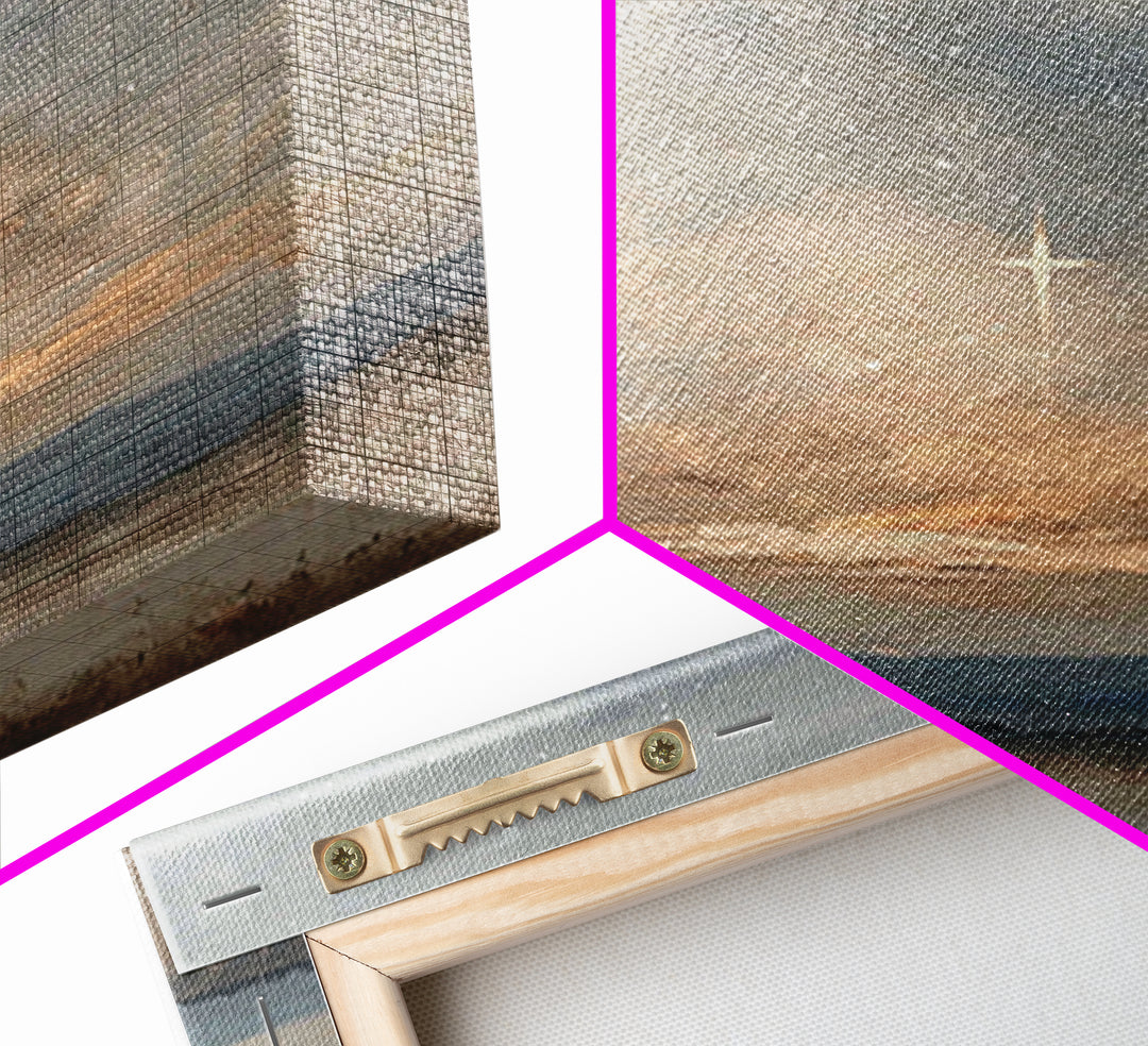 Cross of Hope - Framed Canvas Print - Christian Art Canvas - Christian Wall Art - Jesus Painting - Christian Christmas Decorations - Christ