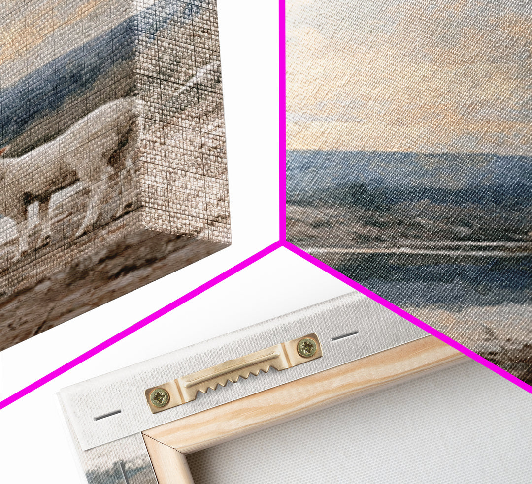 Shepherd’s Dawn – Framed Canvas Print – Christian Wall Art – Christian Art Canvas – Jesus Painting – Christian Christmas Art
