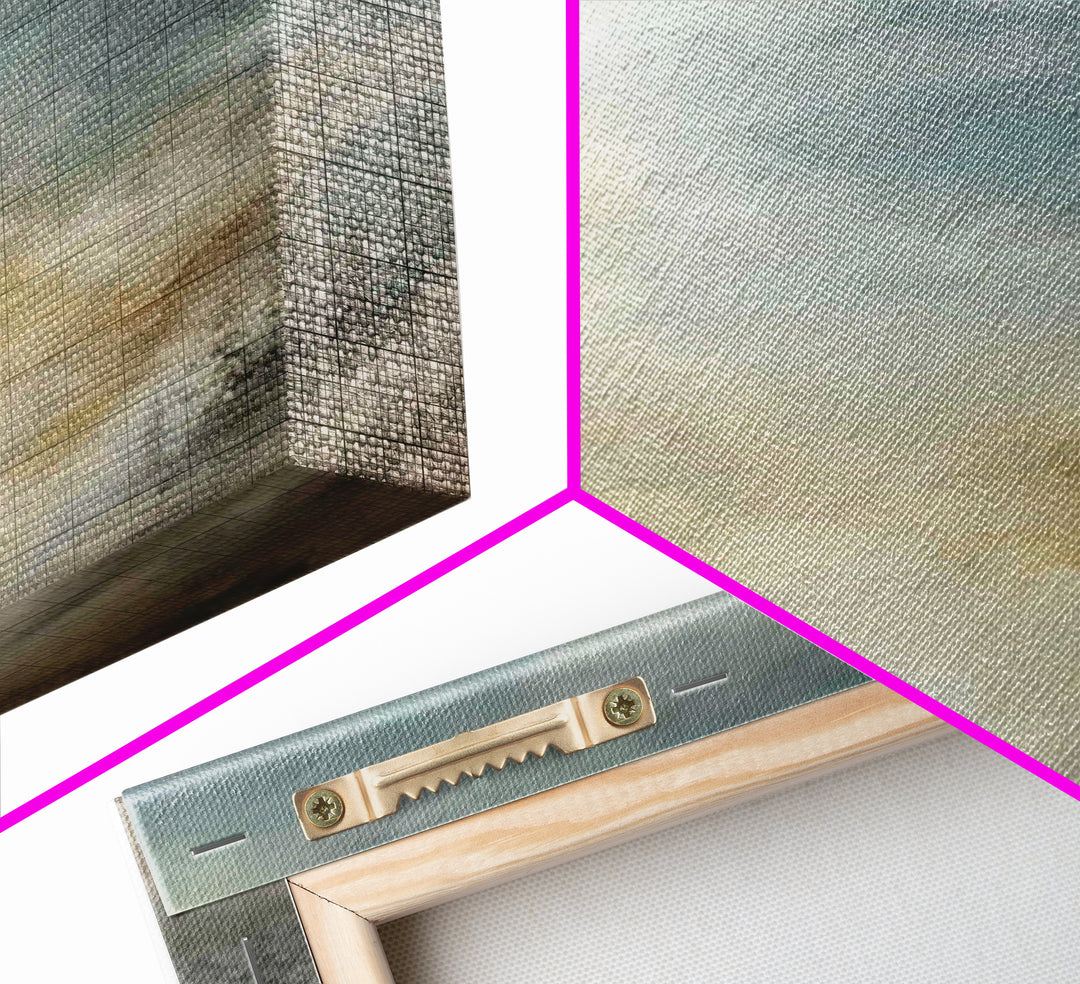 Heavenly Ascent - Framed Canvas Print - Jesus Painting - Christian Wall Art - Christian Art Canvas - Christian Decor - Christmas Art