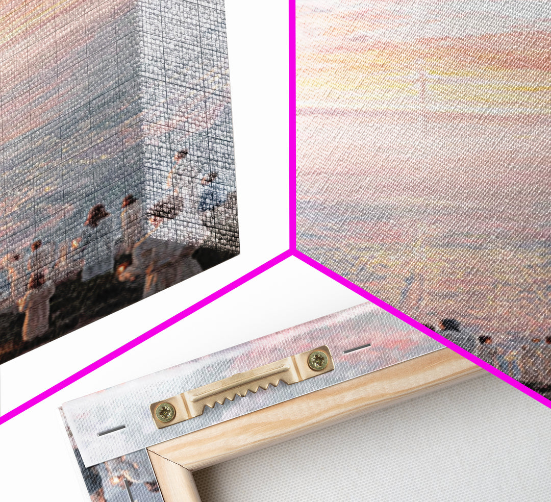 Radiant Horizon | Framed Canvas Print | Christian Christmas Art | Christian Wall Art | Large Christian Art | Modern Christian Painting | Ch