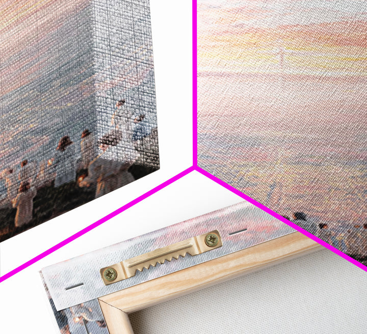 Radiant Horizon | Framed Canvas Print | Christian Christmas Art | Christian Wall Art | Large Christian Art | Modern Christian Painting | Ch