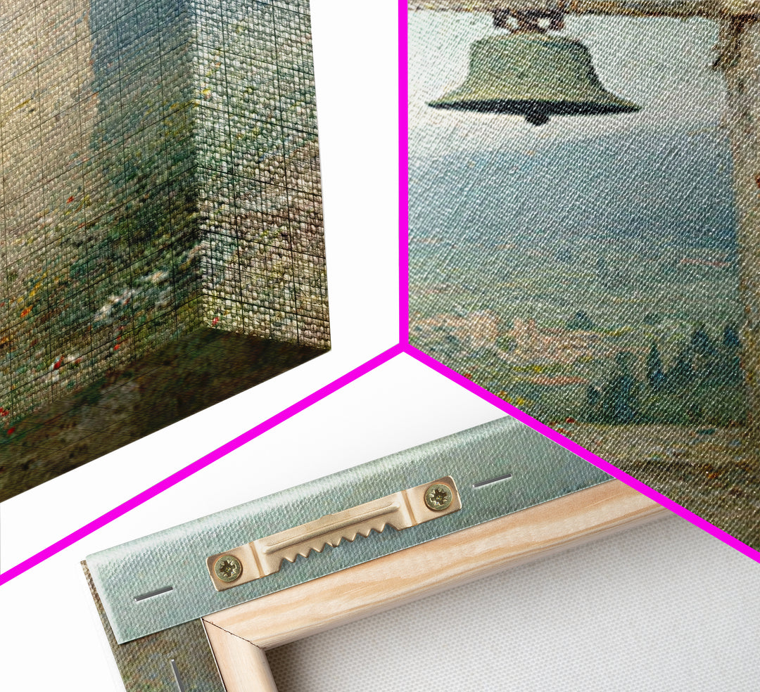 Valley Bell Blessing, Framed Canvas Print, Christian Wall Art, Christian Art Canvas, Christian Decor, Christian Gift