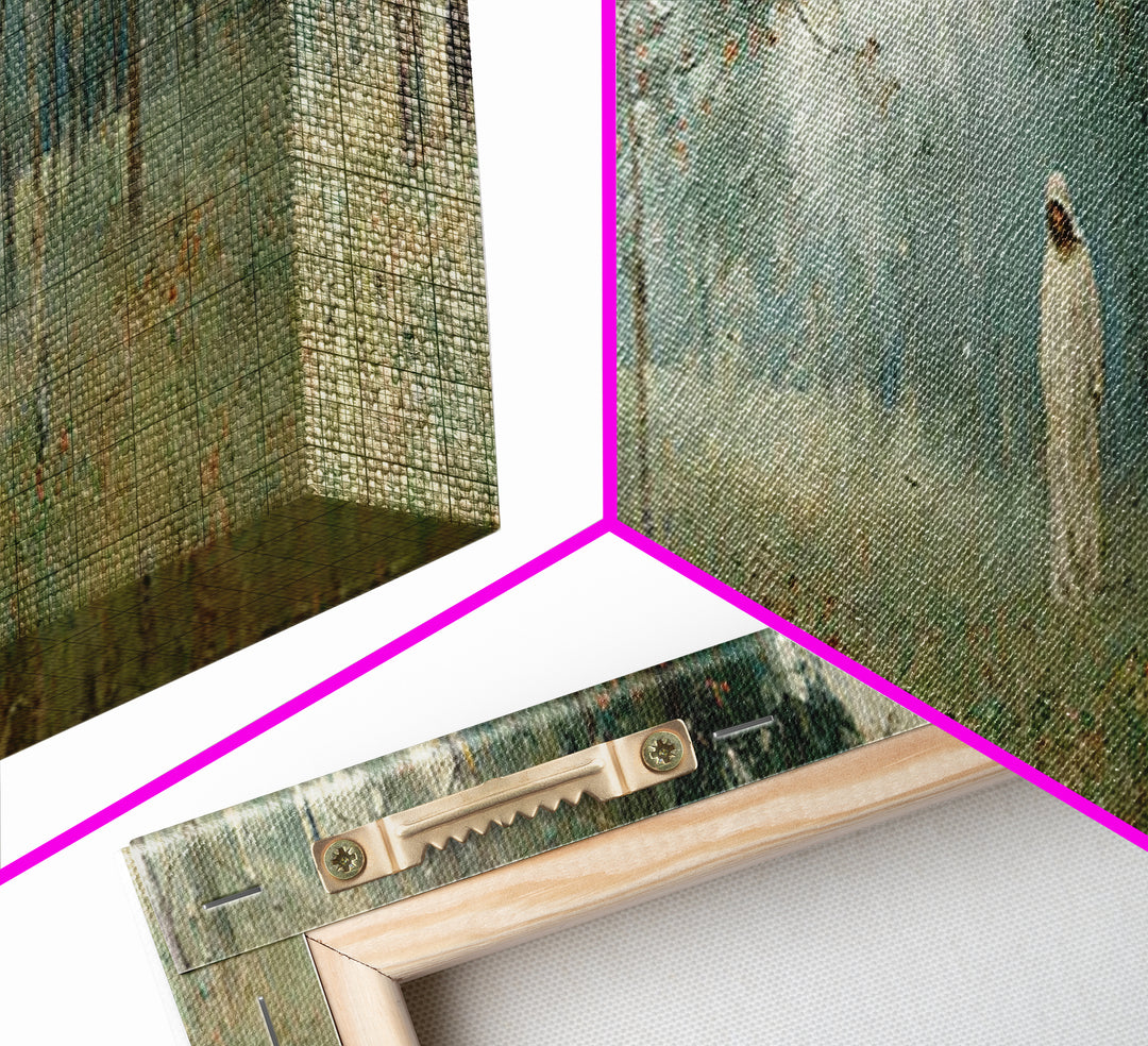 Forest Of Peace – Framed Canvas Print – Christian Art – Panoramic Painting – Jesus Wall Art – Christian Gift Ideas