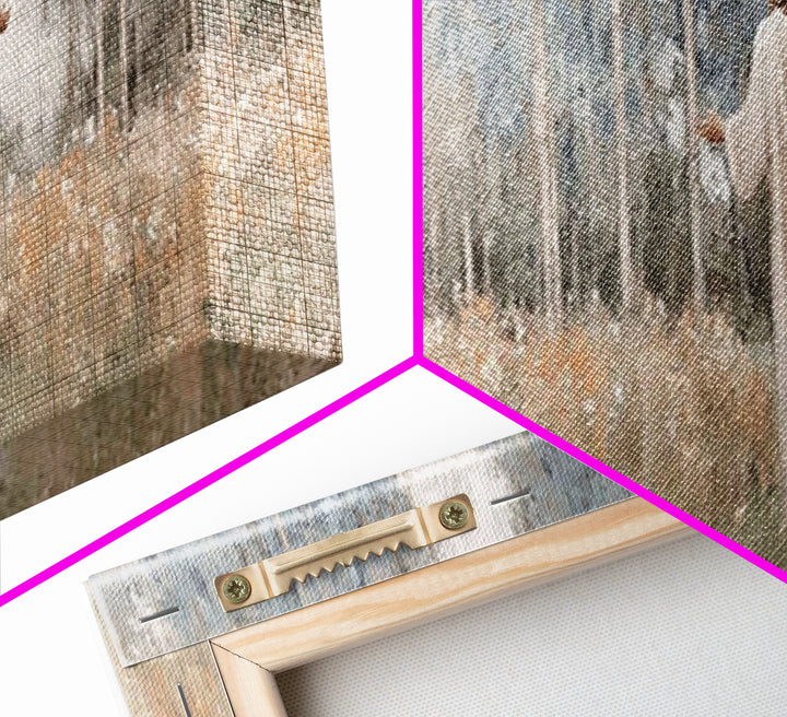 Garden Of Grace | Framed Canvas Print | Christian Art Canvas | Panoramic Print | Jesus Painting | Christian Decor
