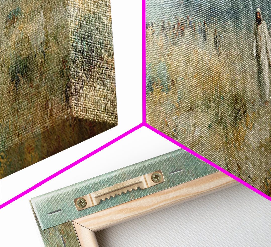 Horizon Of Mercy, Framed Canvas Print, Panoramic Wall Art, Christian Art Canvas, Christian Art, Jesus Painting, Subtle Christian Art, Chris