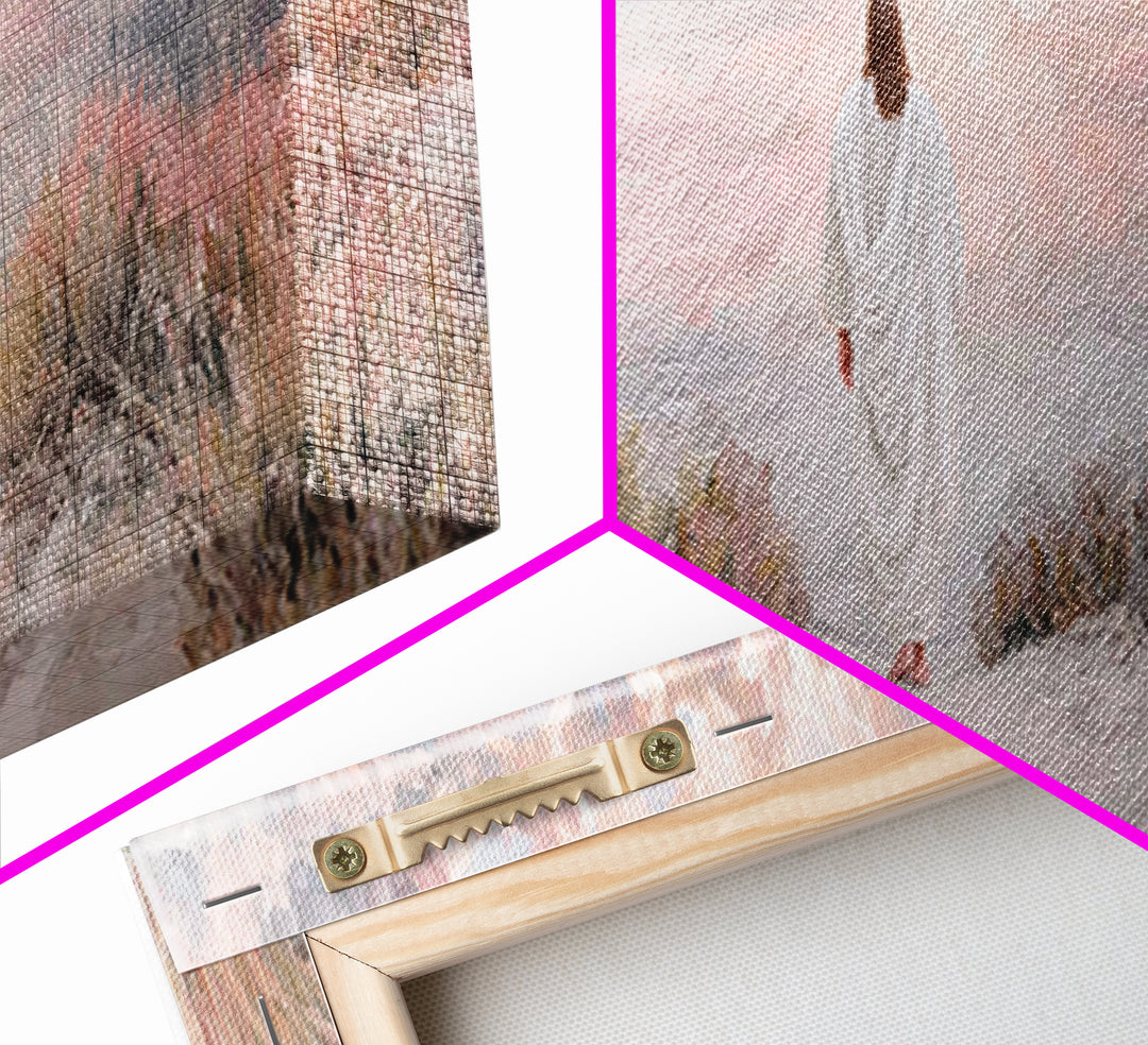 Radiant Ascend, Framed Canvas Print, Extra Wide Art, Christian Wall Art, Christian Art Canvas, Jesus Painting, Modern Christian Painting, C