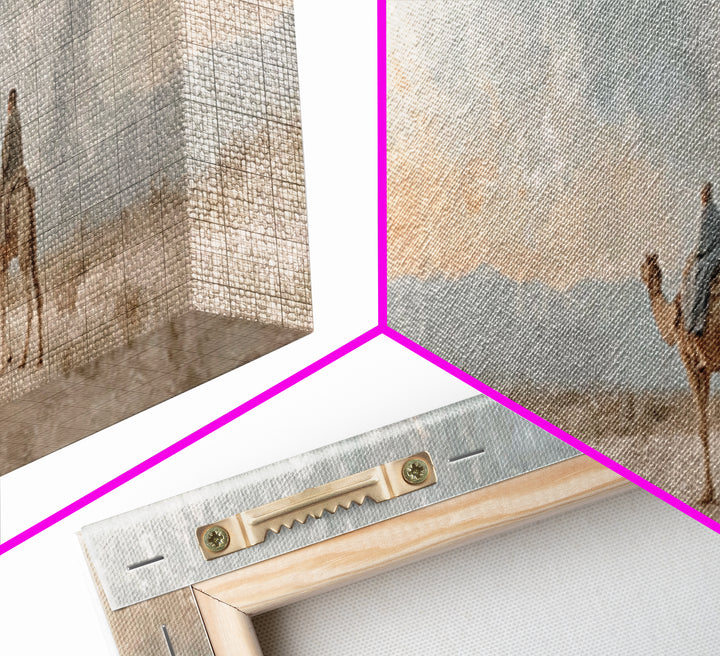 Morning Star Trek, Framed Canvas Print, Panoramic Painting, Christian Christmas Art, Christian Art Canvas, Christian Wall Art, Christmas Ar