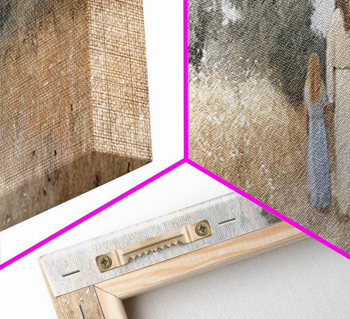 Silent Faith Journey | Framed Canvas Print | Panoramic Painting | Christian Art | Jesus Painting | Christian Christmas Art | Christian Wall