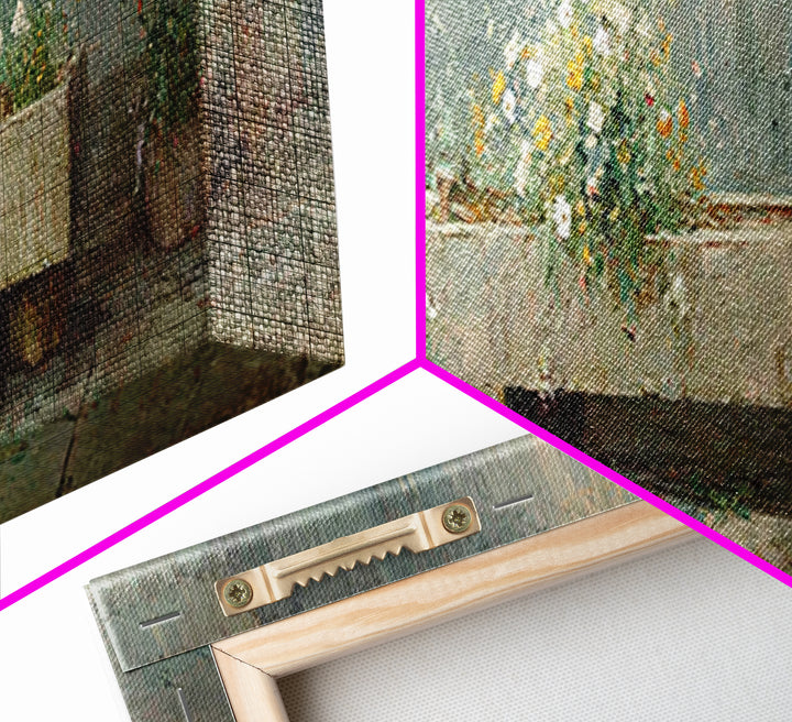 Garden Of Hope - Framed Canvas Print - Christian Art Prints - Panoramic Frame - Christian Decor - Christmas Art