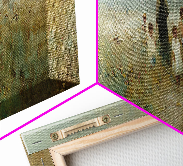 Meadow Of His Peace | Framed Canvas Print | Panoramic Art | Christian Art Canvas | Jesus Wall Art | Christian Painting