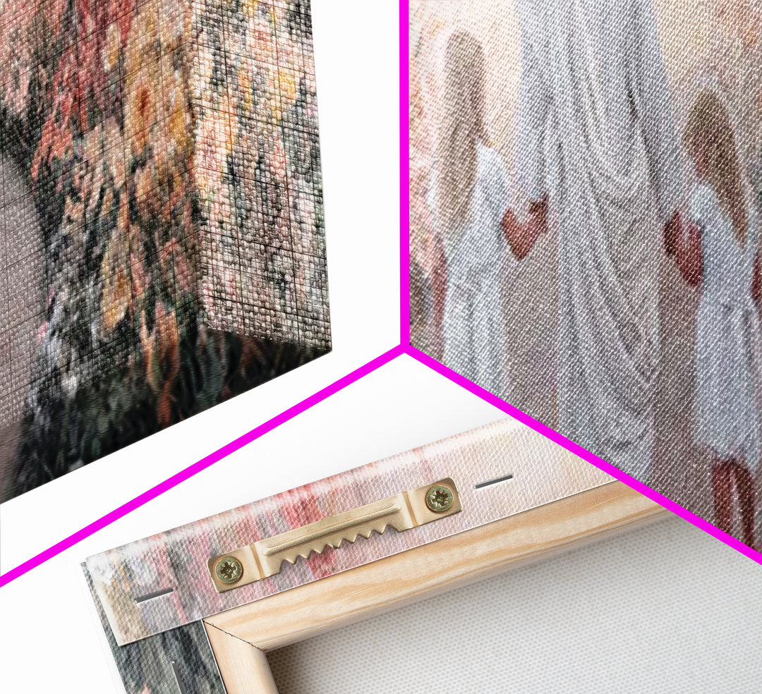 Pathway Of Hope, Framed Canvas Print, Panoramic Painting, Christian Art Canvas, Jesus Painting, Christian Art