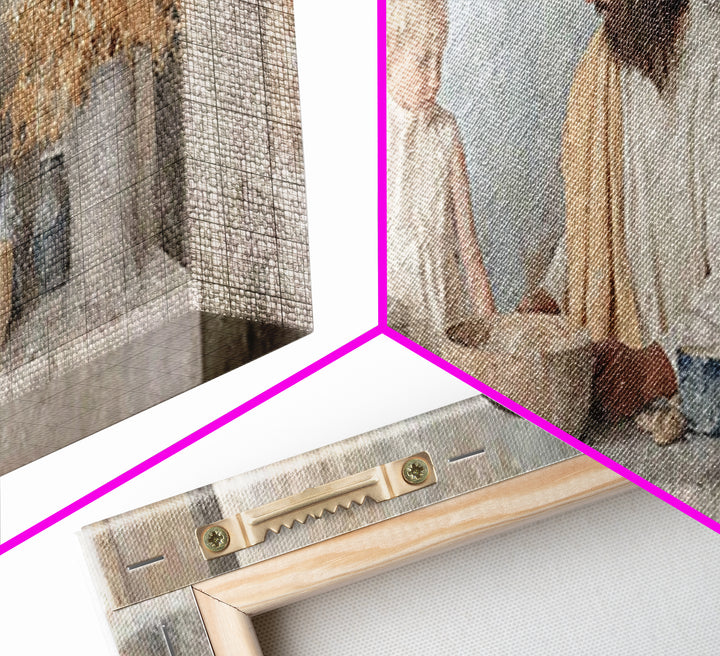 Morning Of Peace – Framed Canvas Print – Christian Art Canvas – Panoramic Art – Christian Wall Art – Jesus Painting – Christian Decor – Chr