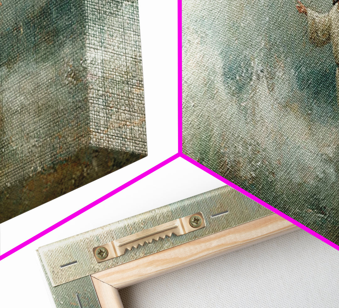 Holy Wonder, Framed Canvas Print, Panoramic Frame, Christian Wall Art, Jesus Painting, Christian Art Print, Christian Christmas Art