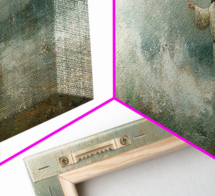 Holy Wonder, Framed Canvas Print, Panoramic Frame, Christian Wall Art, Jesus Painting, Christian Art Print, Christian Christmas Art