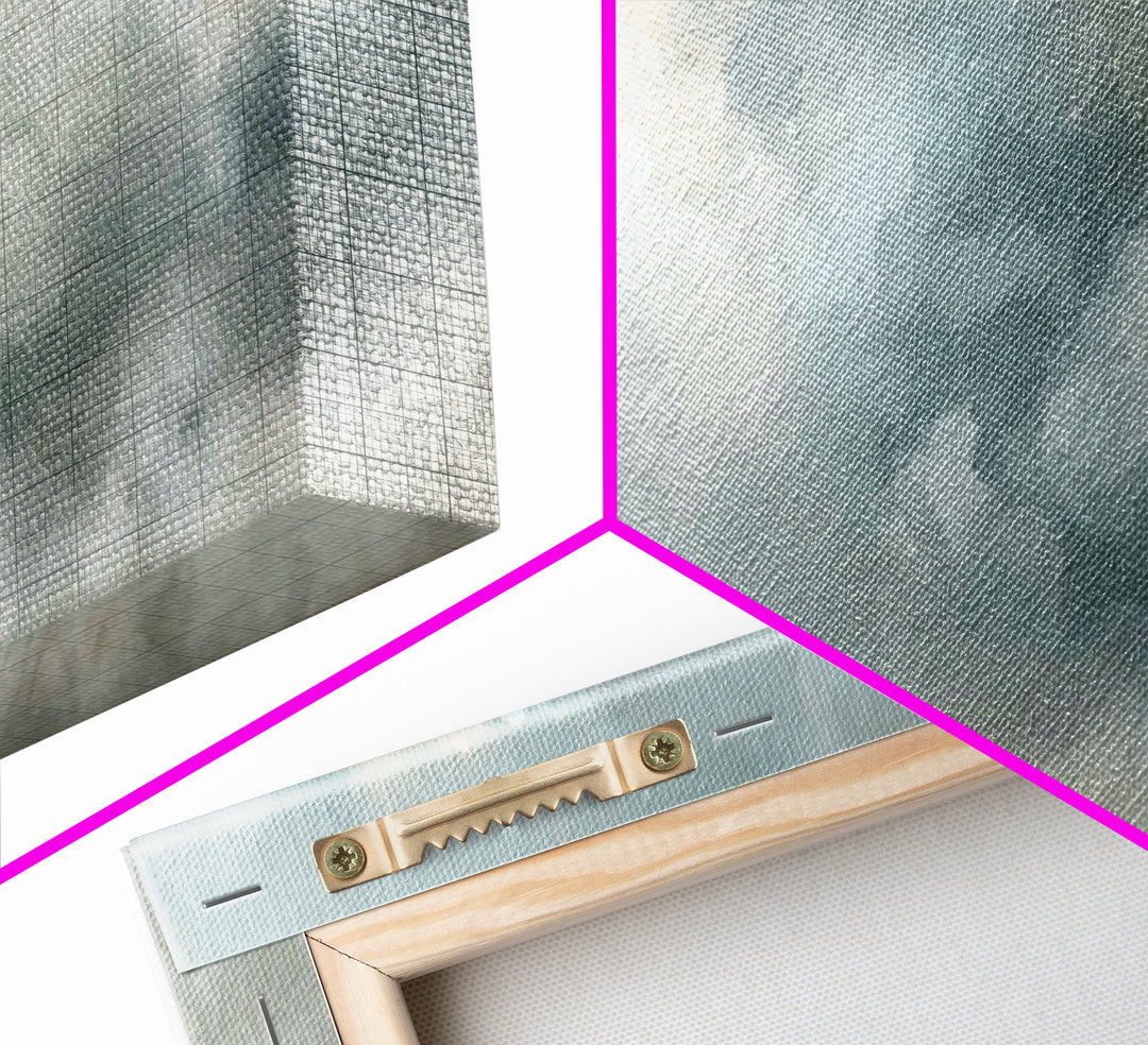 Burden Of Love | Framed Canvas Print | Christian Art Work | Jesus Painting | Panoramic Painting | Large Christian Art | Christian Decor