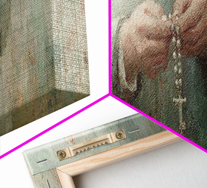 Grace In Stillness – Framed Canvas Print – Christian Wall Art – Christian Art Canvas – Panoramic Painting – Christian Art – Jesus Painting