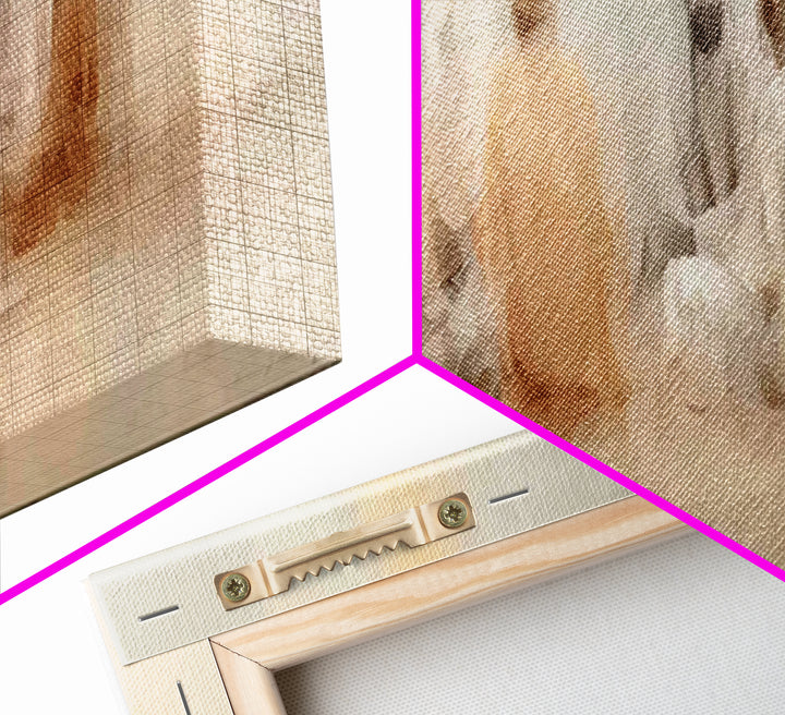 Gathered In Light – Framed Canvas Print – Panoramic Painting – Christian Art Canvas – Jesus Art Print – Christian Wall Art – Christian Deco