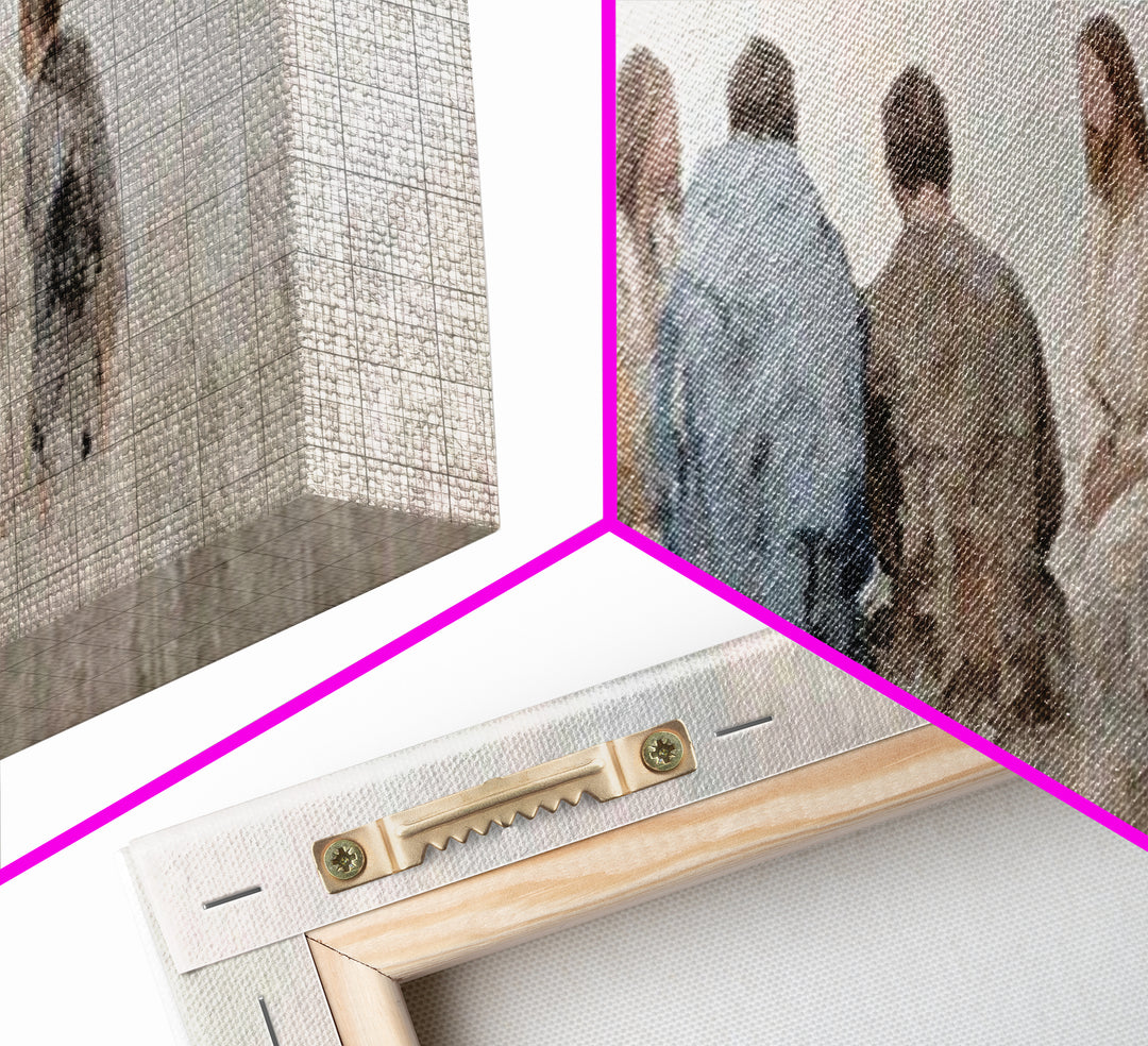 Quiet Covenant – Framed Canvas Print – Panoramic Frame – Christian Art Canvas – Christian Painting – Jesus Painting – Christian Wall Art