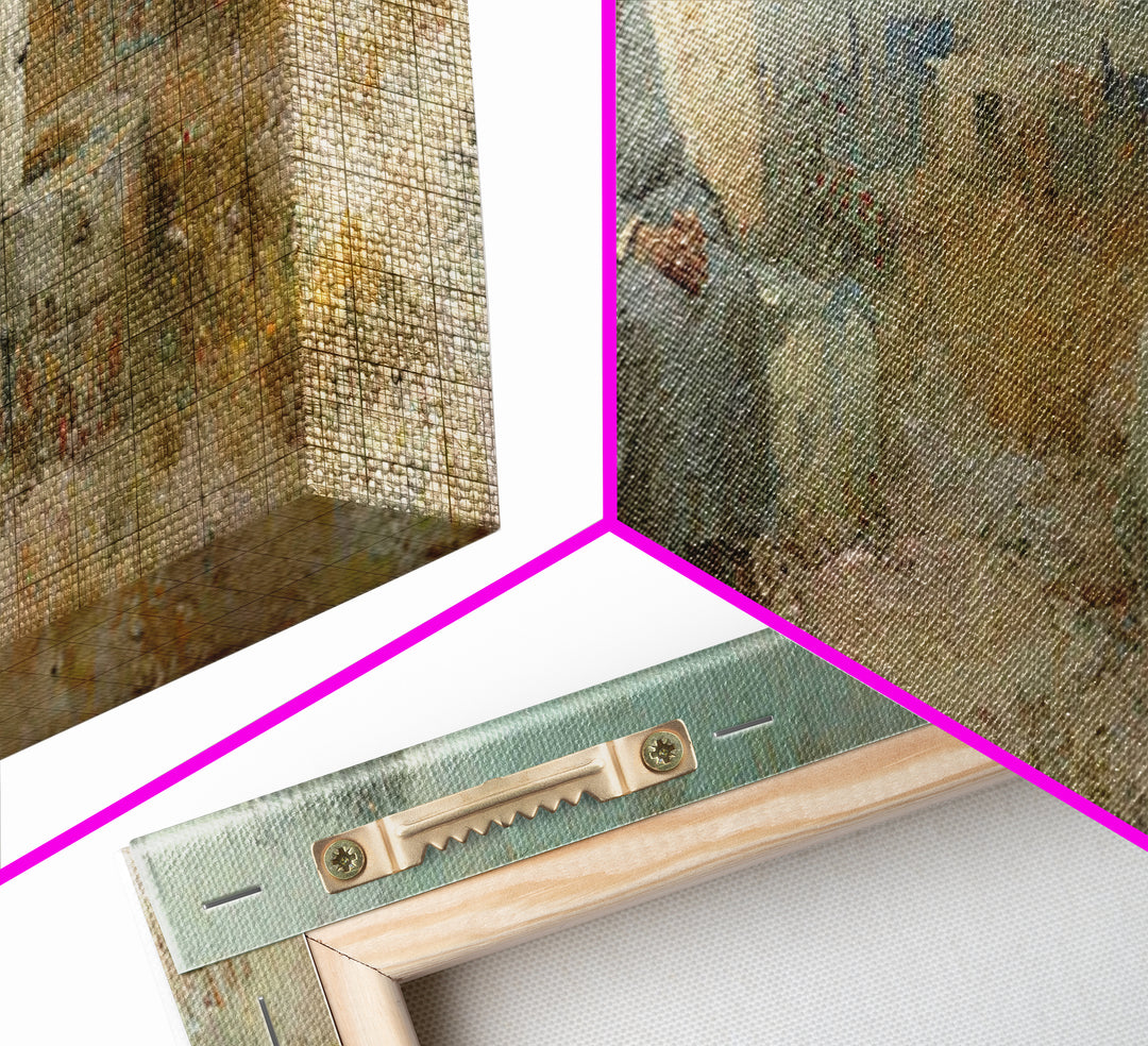 Desert Well Grace - Framed Canvas Print - Christian Wall Art - Jesus Painting - Panoramic Art - Christian Decor - Christian Art Canvas