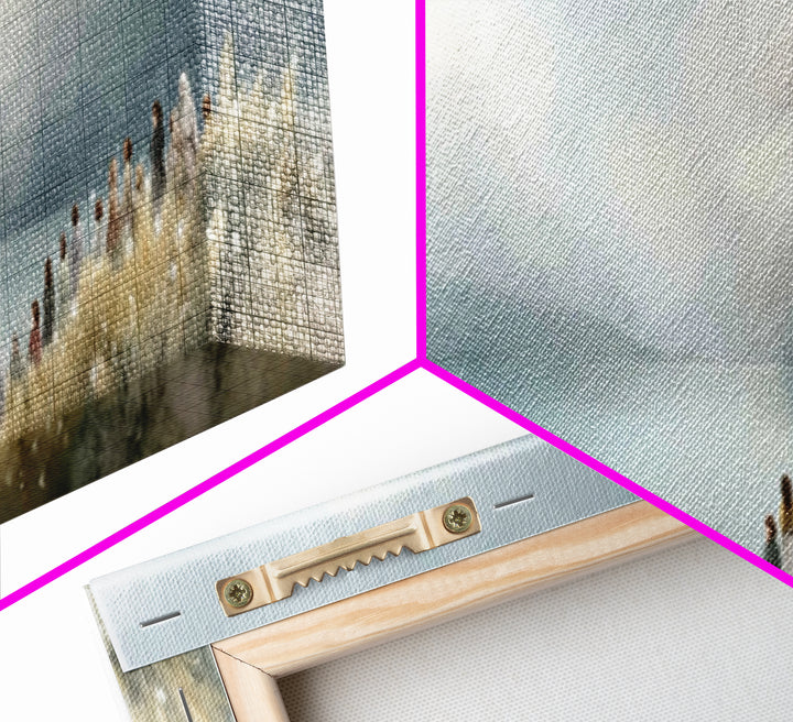 The Gathering Light – Framed Canvas Print – Christian Wall Art – Panoramic Art – Christian Art Canvas – Jesus Painting – Christian Decor