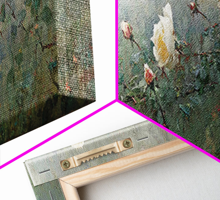 Blossoms Of Grace – Framed Canvas Print – Panoramic Art – Christian Wall Art – Christian Art Canvas – Christian Painting – Christian Decor