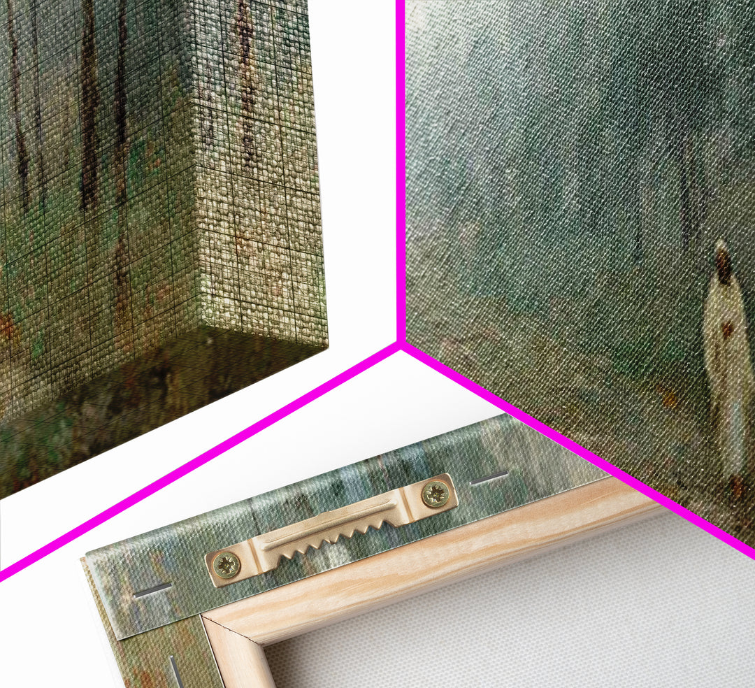 Forest Of Mercy - Framed Canvas Print - Panoramic Painting - Christian Wall Art - Jesus Painting - Christian Art Work - Christmas Art