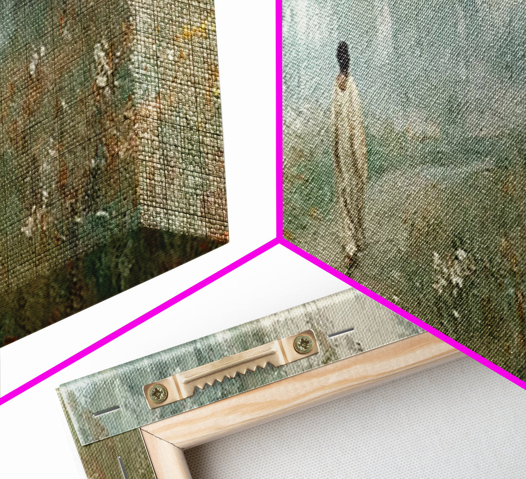 Path Of Refuge – Framed Canvas Print – Extra Wide Art – Christian Paintings – Jesus Canvas Art – Christian Wall Art – Christmas Art