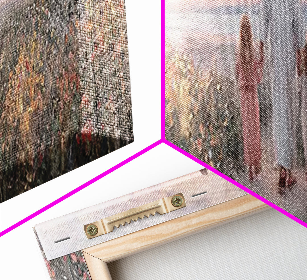 Walk In The Light – Framed Canvas Print – Panoramic Print – Jesus Painting – Christian Art Canvas – Christian Wall Art – Christian Gift Ide